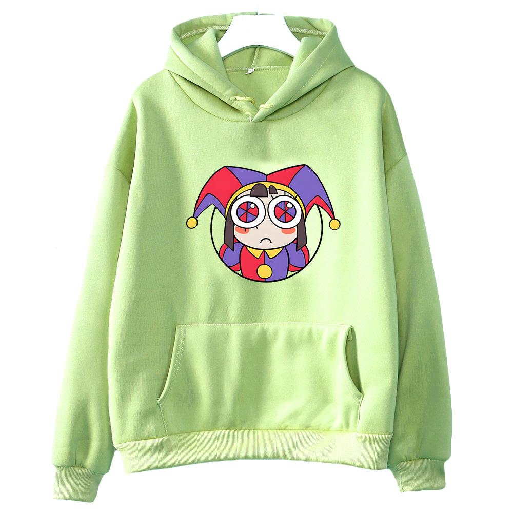 THE AMAZING DIGITAL CIRCUS Pomni Hoodie Streetwear Woman Graphic Sweatshirt Casual Long Sleeve Clothing Winter/Autumn Pullovers