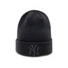 Bonnet Noir New Era - Taille Unique - Yankees - Logo Brodé - Style Discret