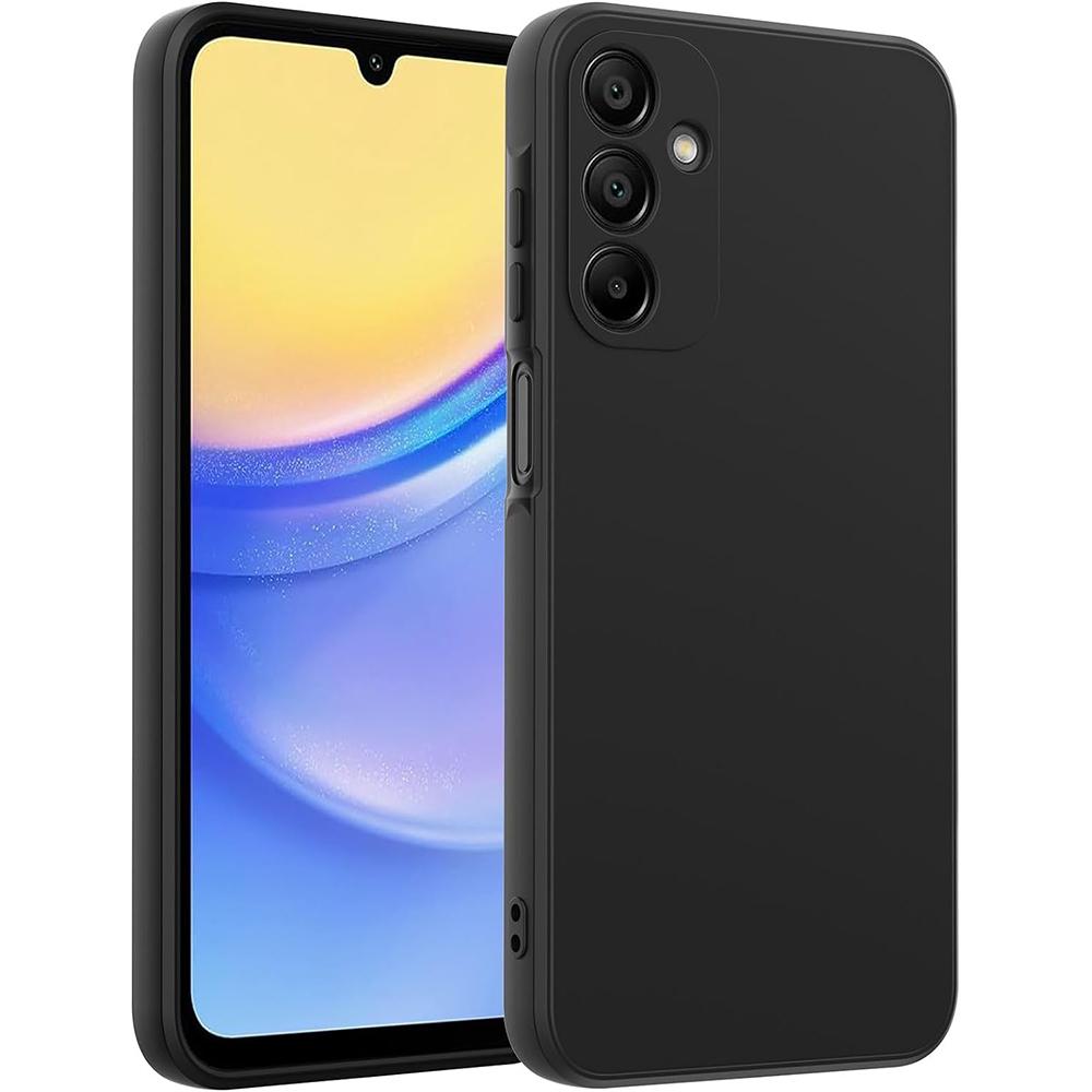 Ультратонкий матовый мягкий силиконовый чехол для Samsung Galaxy S24 S23 FE Plus Ultra A55 A35 A25 A15 A05S A54 A34 A14 черная задняя крышка