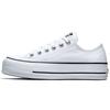 Белые черные женские кроссовки Chuck Taylor All Star Lift Ox 560251C