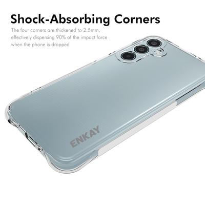 ENKAY HAT PRINCE Для Samsung Galaxy M35 5G Прозрачный Чехол ТПУ Чехол для Телефона Угловая Подушка Безопасности Защита от Падений