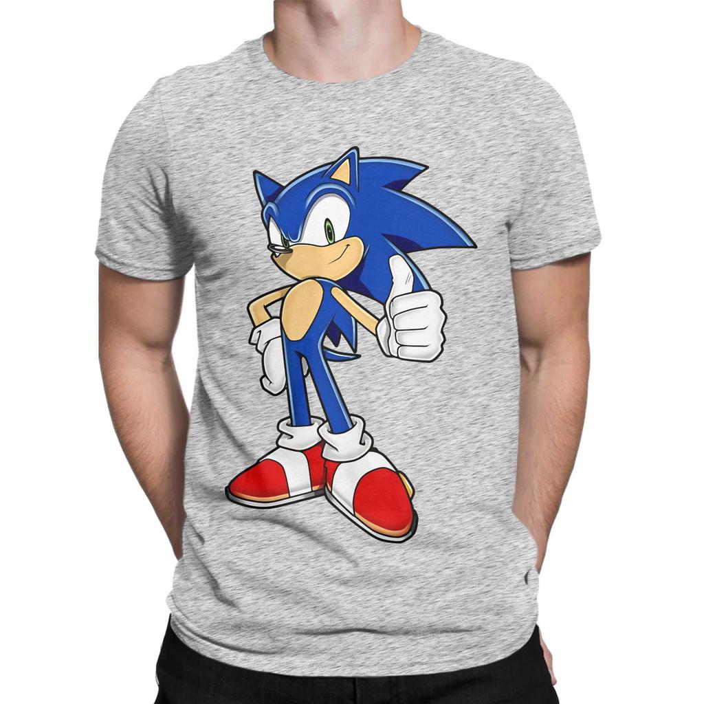 sSonic Classic Funny Graphic 100 Cotton TShirt sSonic the Hedgehog Tees Tops For Unisex