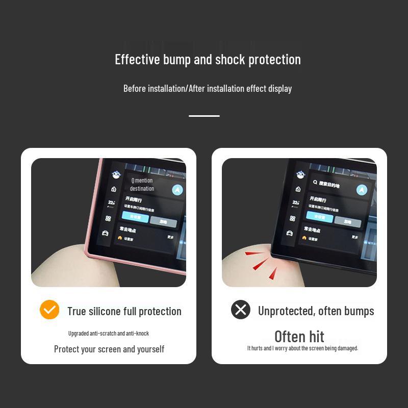 Силиконовая защитная рамка для навигационного дисплея Lynk&Co 06