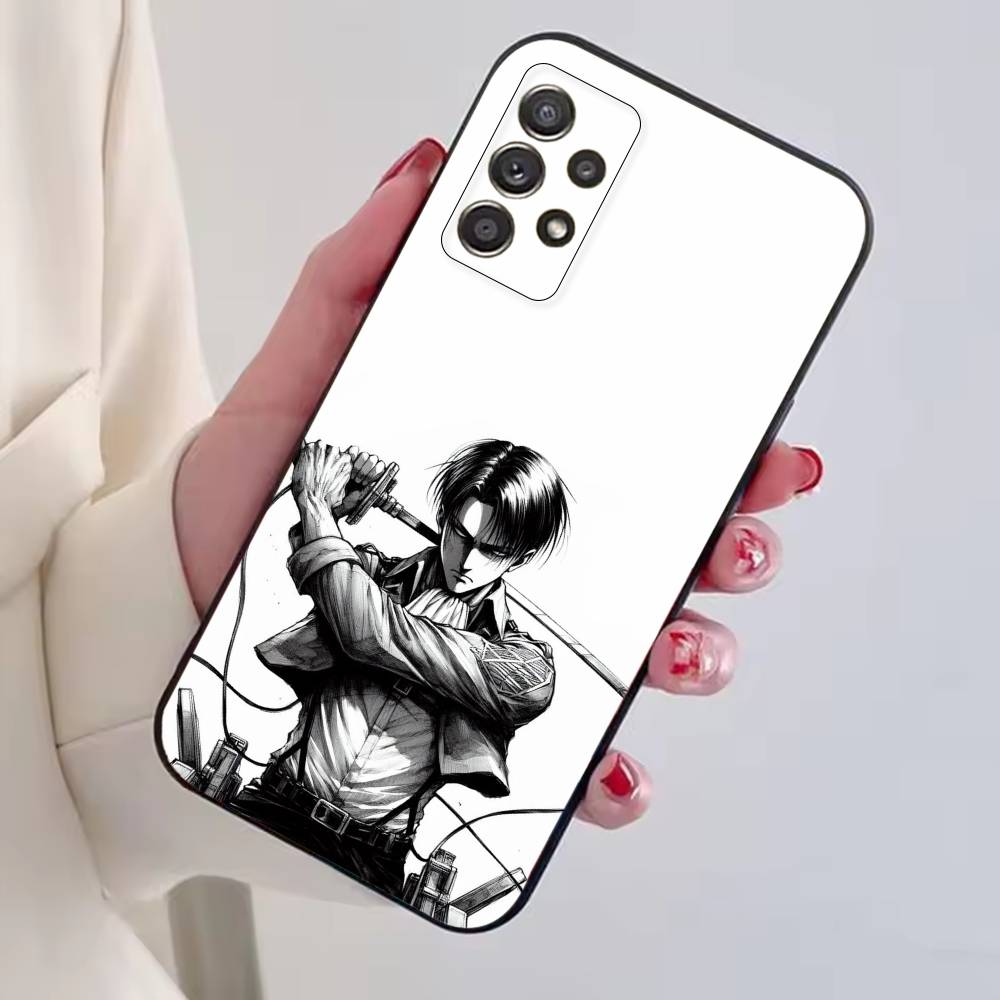 Чехол для телефона Аниме L-Levi A-Ackerman Для Samsung S25,S24,S21,S22,S23,S30,Ultra,S20,Plus,Fe, Мягкий Силиконовый Черный Чехол
