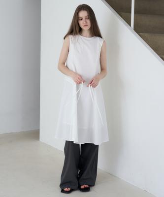 Из коллекции Wear String Платье-миди O/White