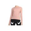 Logo Casual Breathable Long Sleeve T-Shirt Women Tops Pink DM7476-609