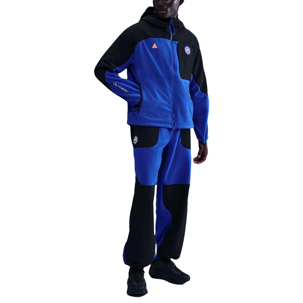 Nike × Милан ACG Серия Волк Дерево Плюс SE Вязаный с Капюшоном на Молнии с Длинным Рукавом Флисовая Куртка Мужские куртки IB3850-010