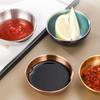 Seasoning Dish Sushi Dipping Bowl Mini Appetizer Plates Stainless Steel