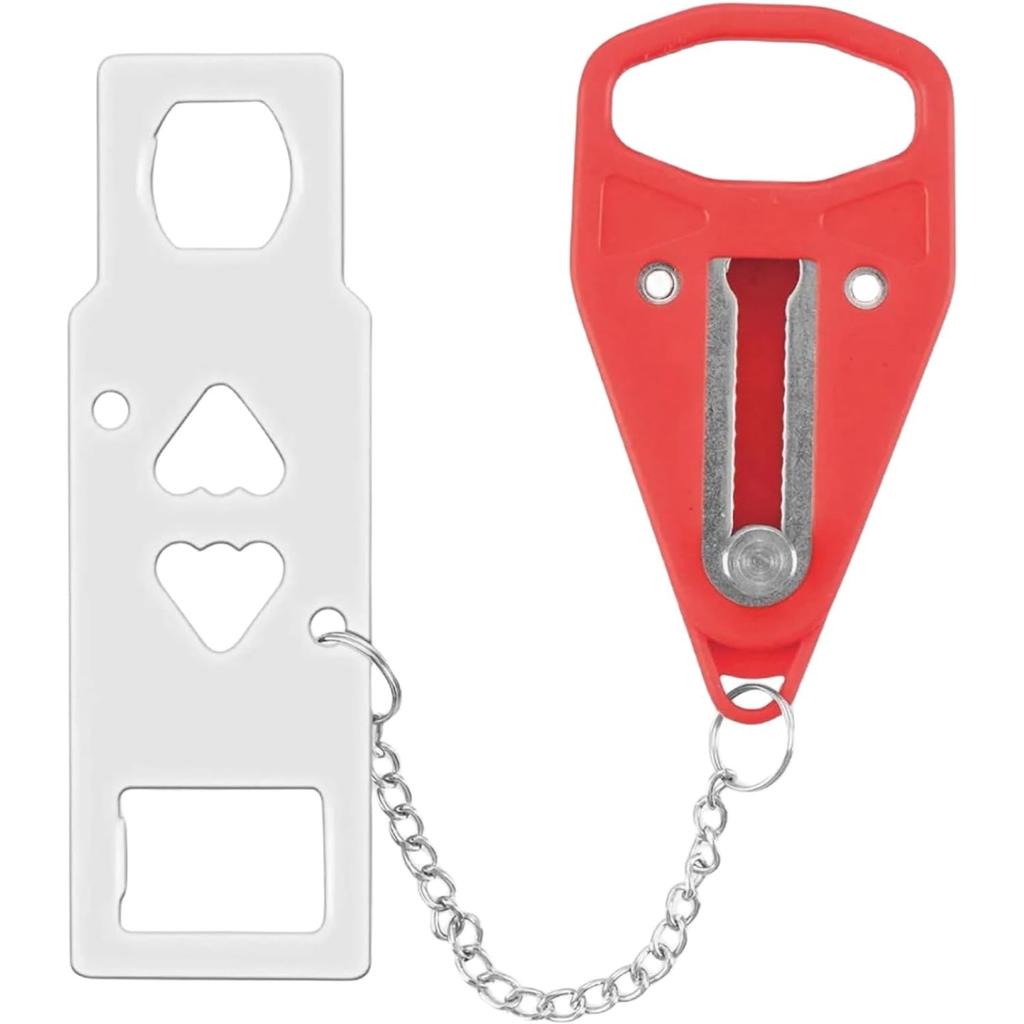 Переносной дверной замок для дома, двойной противоугонный цепной замок для номера отеля, противоугонный замок безопасности для квартиры и колледжа