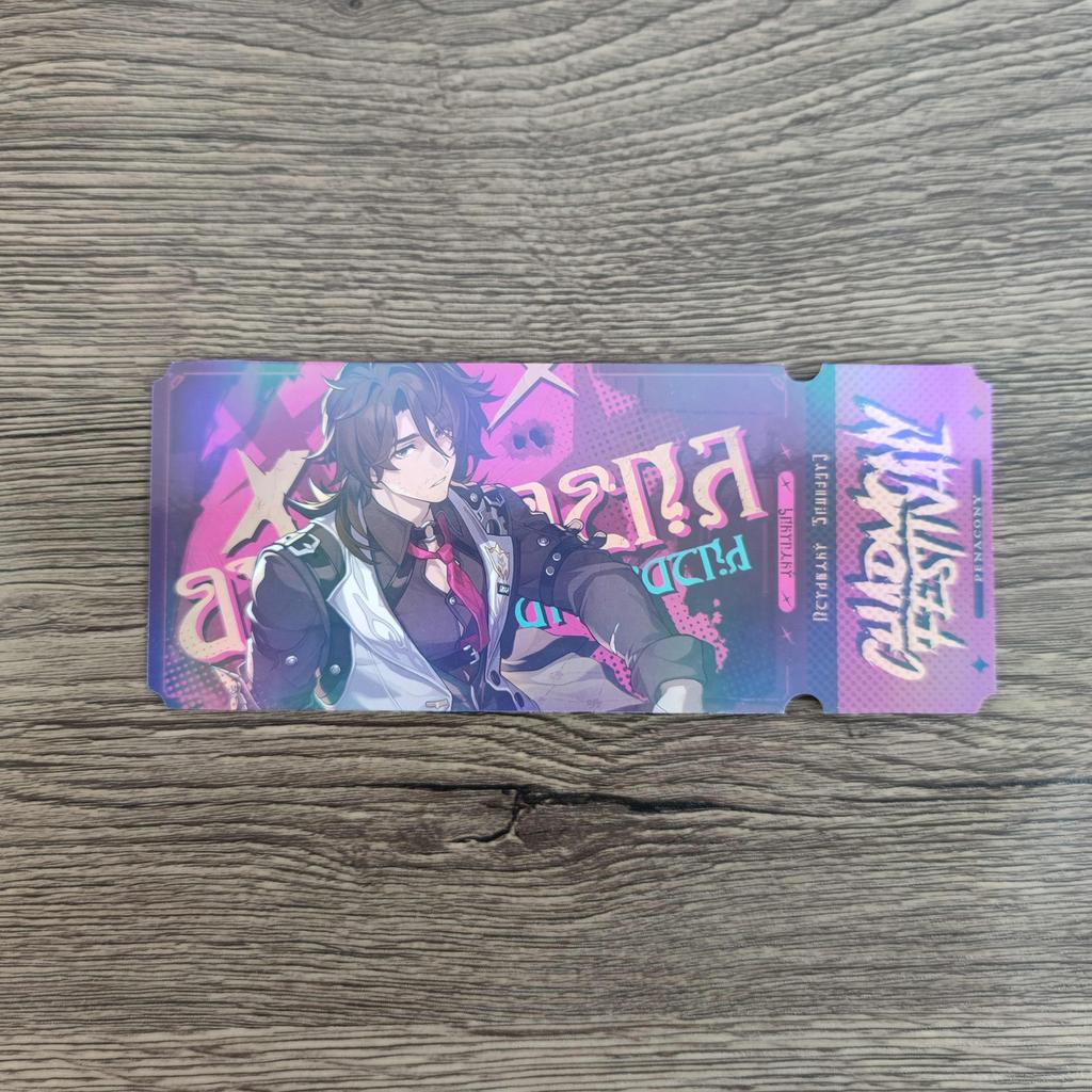 1 шт., аниме Honkai Star Rail, лазерная ломо-карта, открытка, игрушка, бумажное изображение, коллекция изображений, карты, подарок на день рождения