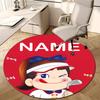 Personalized M-Milky Round Chair Office Rug - Perfect for Mat, Office Chair & More - Ideal Gift for Birthdays and Holidays