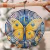 Fireworks Butterfly Wind Spinner 3D Metal Hanging Garden Decor for Outdoor Indoor No Power Required Easy To Install