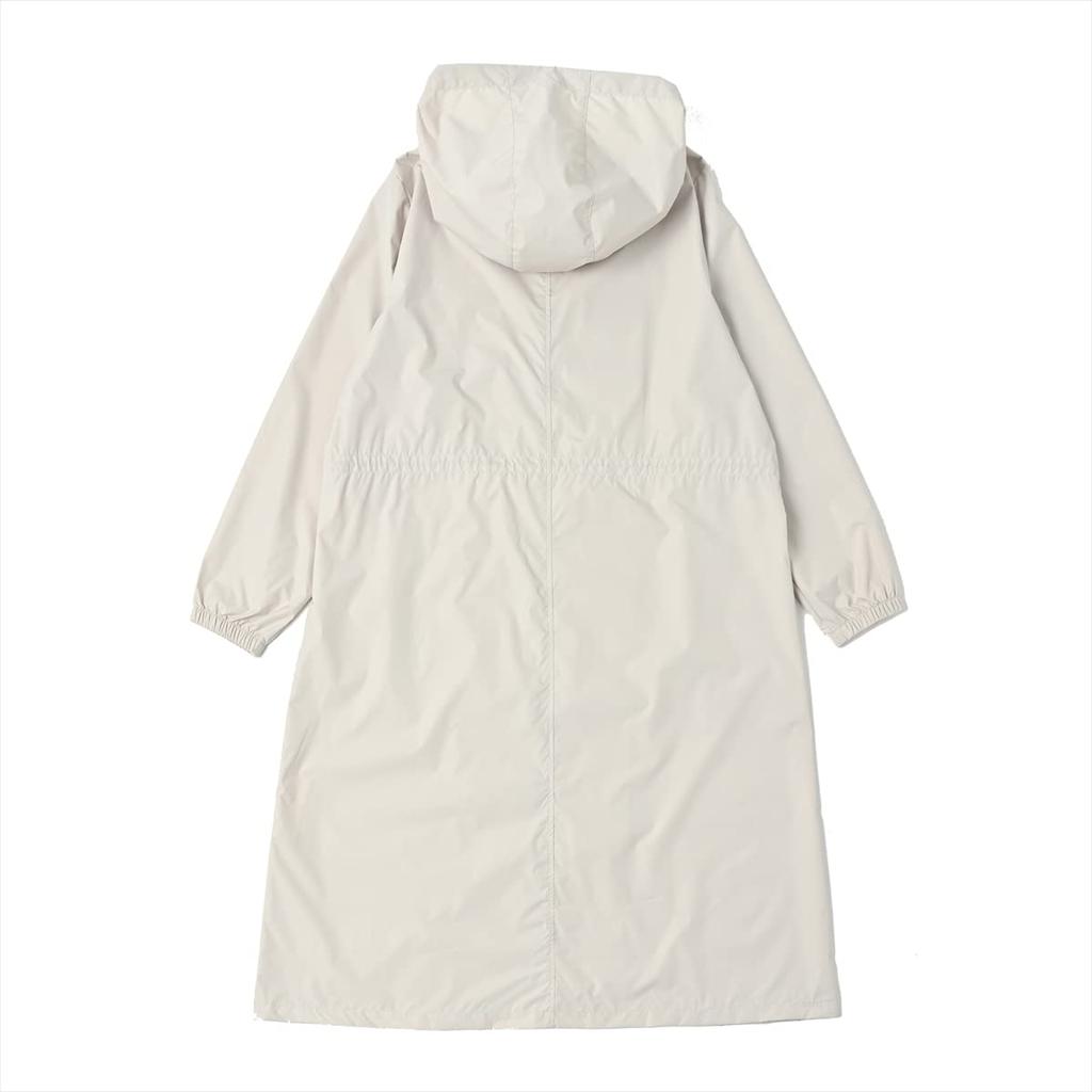 nifty colors Raincoat Peach Drop Zip Long Raincoat 6043SD