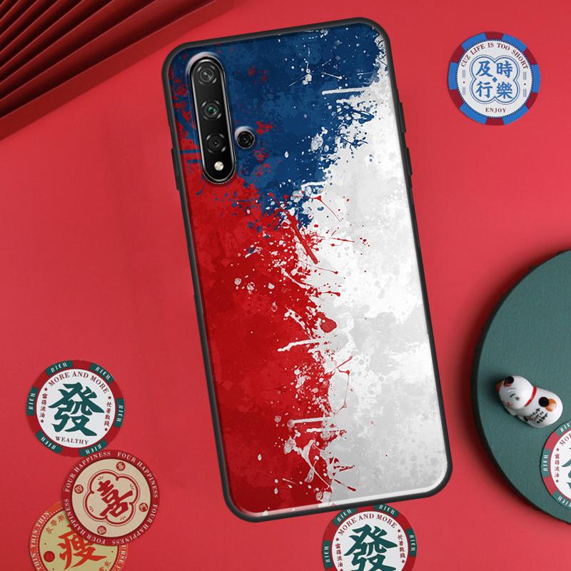 Czech Republic Flag For Huawei P20 P30 P40 Lite P60 Pro Nova 12i 11i 8i 12s 9 10 SE Y90 Y60 Y70 Y72 Y61 Y91 Case