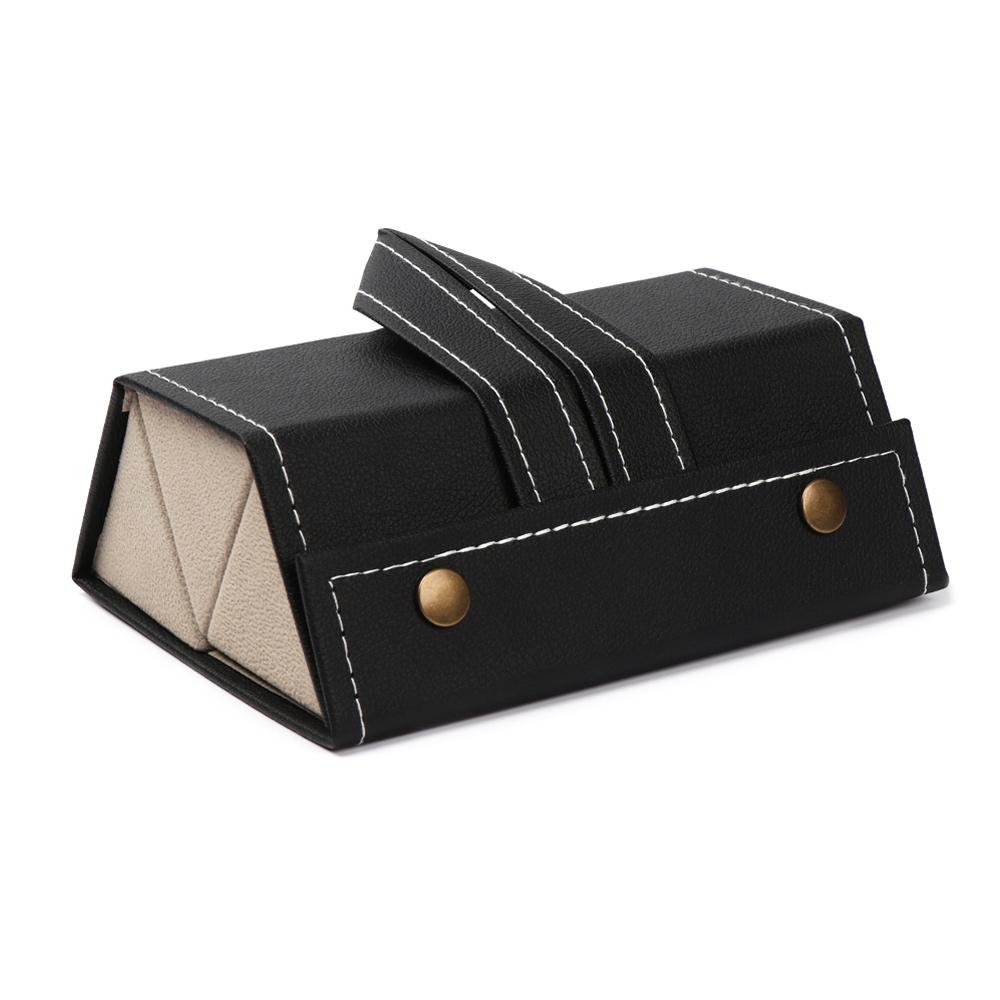 Portable Folding Glasses Organizer 2/3/6 Multi-slot Sunglasses Storage Display Travel PU Leather Glasses Case Box Home Storage