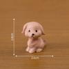 Resin Animal Figurines Cartoon Micro Landscape Ornaments Cute Dog Figurines Miniatures  Garden