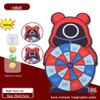Interactive Children's Sticky Ball Dartboard for Indoor and Outdoor Use, Educational Toy for Parents and Kids.