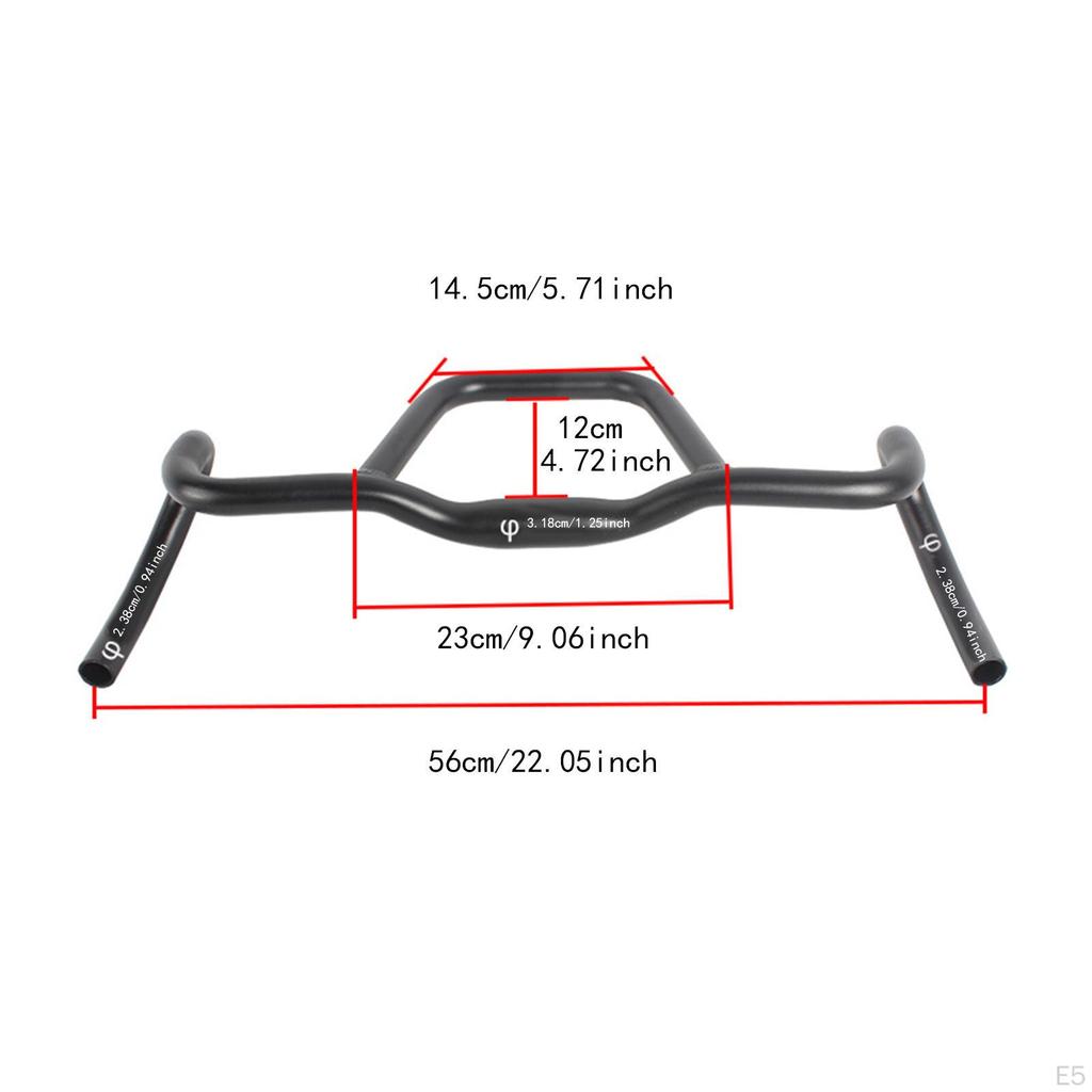 Handlebar Replacement, High-quality, Lightweight with Front Extension for Mountain Bikes
