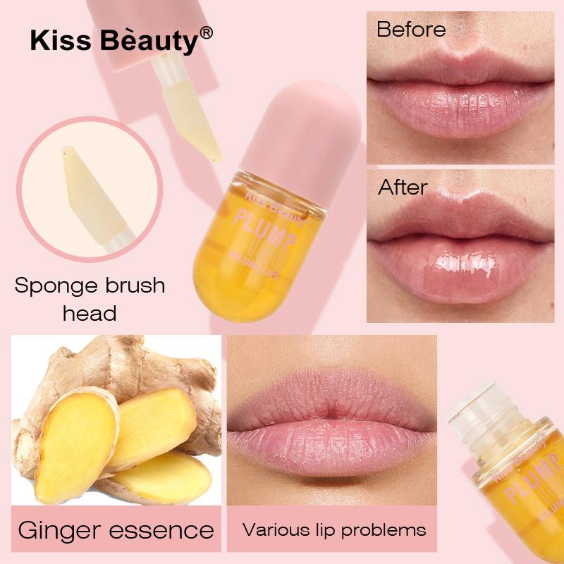 Kissbeauty Капсулы с узором для губ с эффектом осветления, Эссенция-масло для улучшения губ, Эссенция для ухода за губами, Увлажняющий бальзам для губ