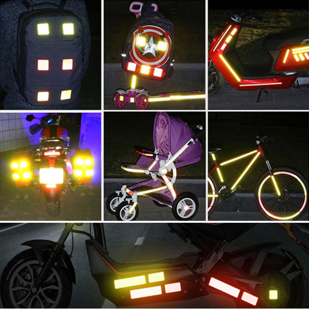 Reflective Car Accessories Door Sticker Safety Tape Inside Auto For Jeep Grand Cherokee Accessories Bmw F40 Astra H Volkswagen