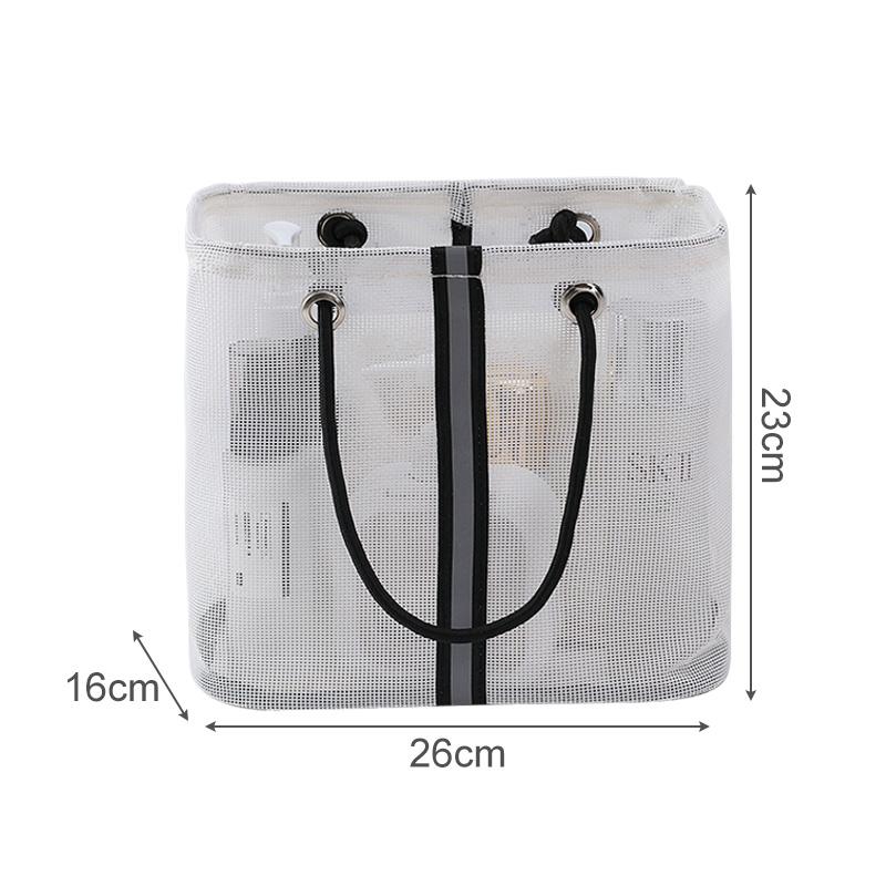 1 шт. Дорожная портативная сумка для хранения, сетчатая косметичка, органайзер для туалетных принадлежностей и макияжа, водонепроницаемая сумка, большая вместимость, пляжная сумка