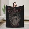 Теплые Мягкие Одеяла Кемпинг Группа Opeth Постельное Белье Пледы Фланелевое Покрывало Для Улицы С Узором Чехол На Диван-Кровать