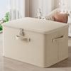 Storage Box with Lock Stackable Storage Container Secure with Handle Locking Organizing Bin Washable Shelf Baskets for Blanket