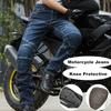 Windproof Motorcycle Racing Jeans Casual Pants Men's Motorbike Motocross Off-Road Knee Protective Moto Jeans Trousers