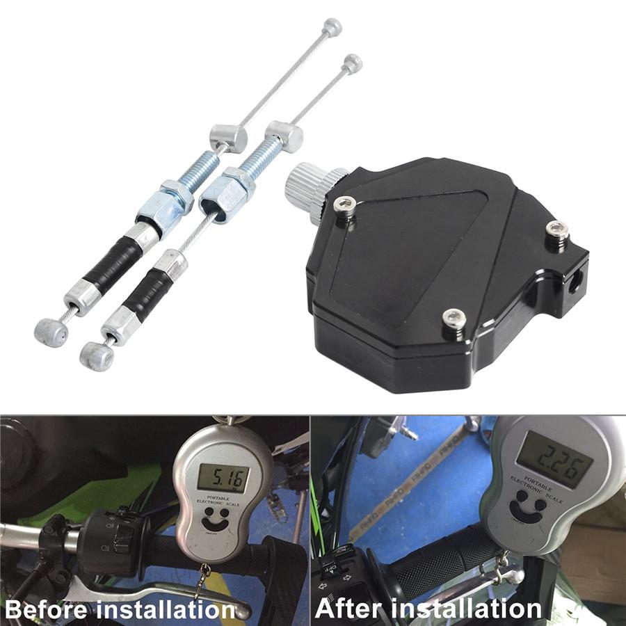 CNC Трюковой рычаг сцепления Легкий выжим Тросовая система Для HONDA KTM YAMAHA SUZUKI KAWASAKI