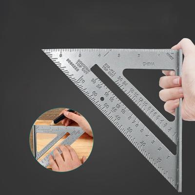 Правило треугольника 90 градусов утолщение угловая линейка алюминиевый сплав плотник деревообработка измерение квадратная линейка
