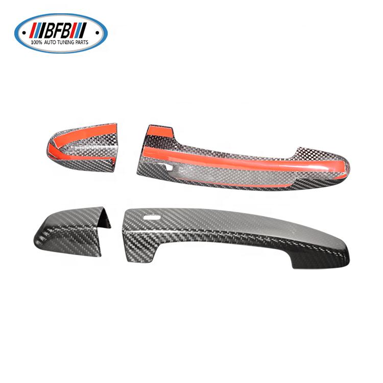 Carbon Fiber Door Handle Cover Add on Style for Chevrolet Camaro 2015+