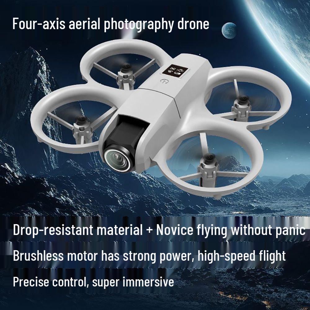 4K Dual-Camera Mini Drone: Adjustable Aerial Photography, Remote-Controlled Flight Toy.
