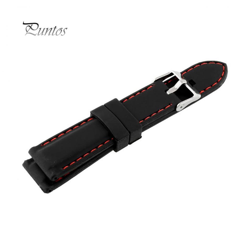 Fashion Soft Silicone Watch Strap Band Buckle Watchband Replacement Wristband
