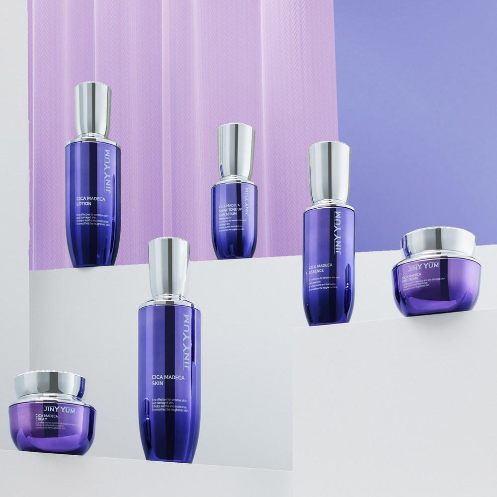 Jinyyum Cicamadeca набор из 6 предметов Женский лосьон для кожи увлажняющий отбеливающий против морщин функциональный базовый набор косметики