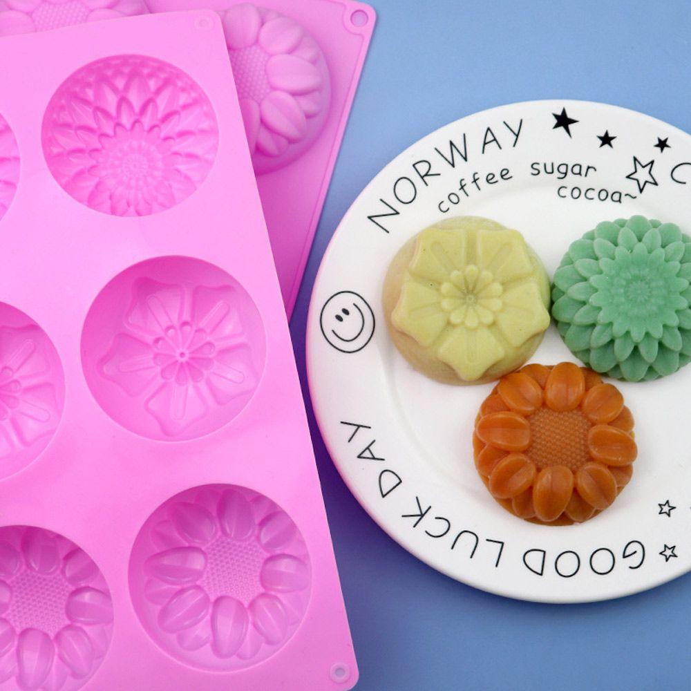 Cavities Handmade Butterfly Flower Cake Mould Silicone Soap Mold Pudding Candy Mold Soaps Supplies