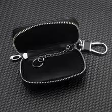 1PCS Genuine Leather Key Wallet Car Key Bag Multi FSGCBX5 Function Key Case For Toyota Yaris Hilux Prius Auris Supra Corolla Camry