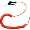 TRUSCO Coil Hose Blow Gun TCBS3 Set, 2.4m,