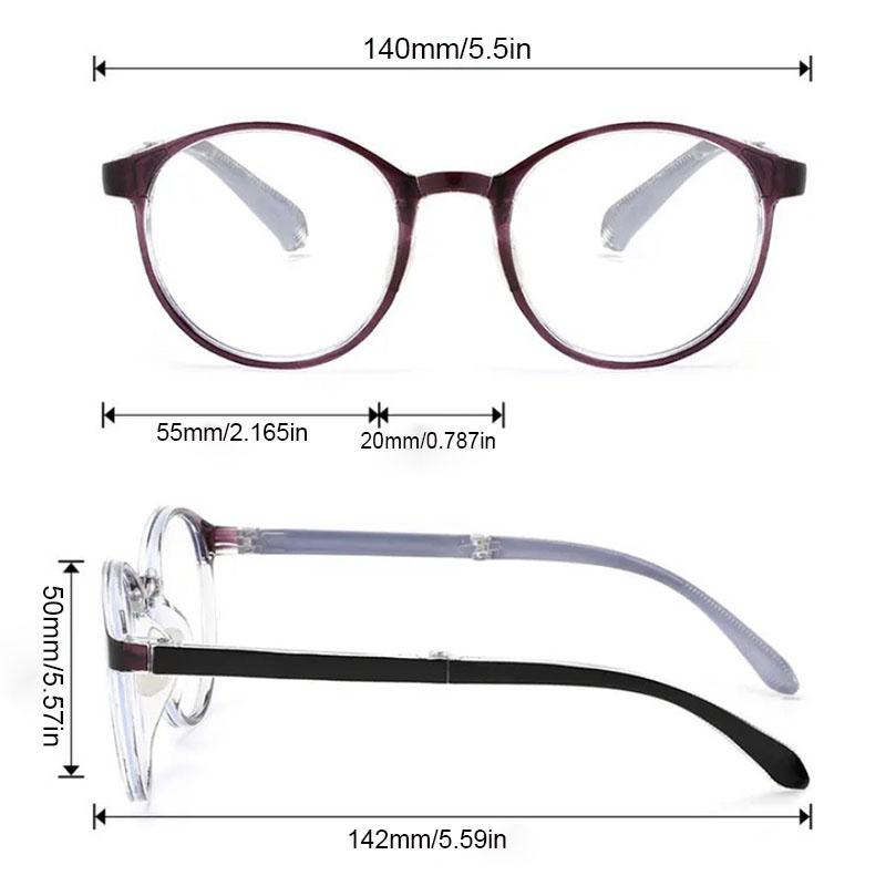 Ultra Light Portable Fold Presbyopic Glasses for Men Women Computer Reading Glasses Retro Presbyopia Glasses