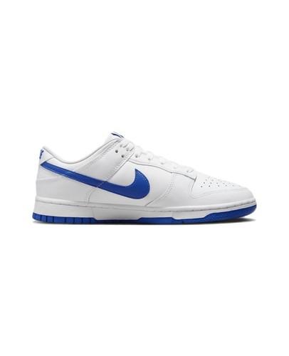 Nike Данк Лоу Белый Hyper Royal DV0831-104