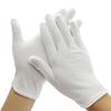 1 Pairs  Full Finger Men Women Etiquette White Cotton Gloves Waiters Drivers