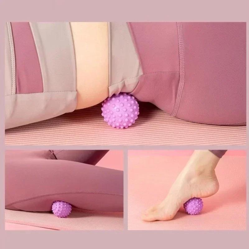Fascia Ball Raised Point Massage Ball TPR Posture Master Yoga Ball Waist and Back Foot Massage Ball Amagi