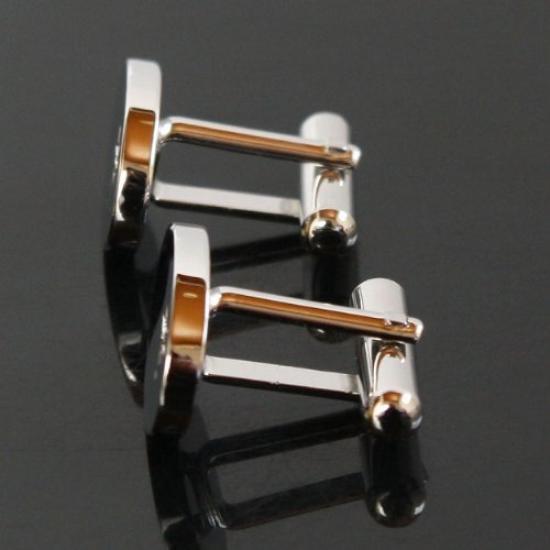 Мастерская запонок Камакура Запонки с лунным камнем, рожденным в июне jc001-a-6