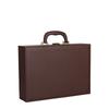 PU Leather Document Storage Box Handheld Key Toolbox Leisure Room Delivery Box  Women Men