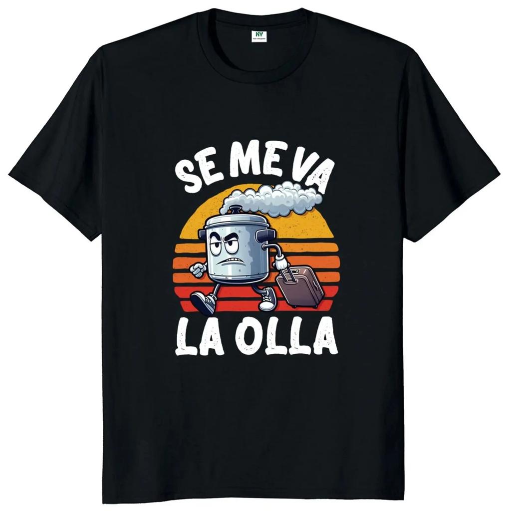 Se Me Va La Pinza Printed Fun Мужская футболка Y2k Retro Trendy Hip Hop Футболка Мужская хлопковая мягкая модная повседневная мужская футболка