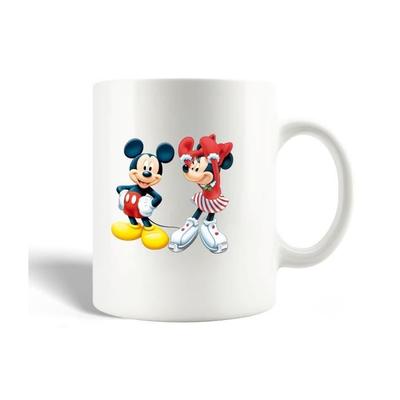 Керамическая кружка - Дисней - Микки и Минни - 30cl - Подходит для посудомоечной машины - Детская