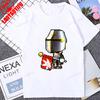 Винтажные Пиксельные Игровые Стиль MapleStory Кавайные Печатные Футболки Корейский Стиль Друг Персонализировать Мужская Футболка Хлопок Y2K Одежда Отаку