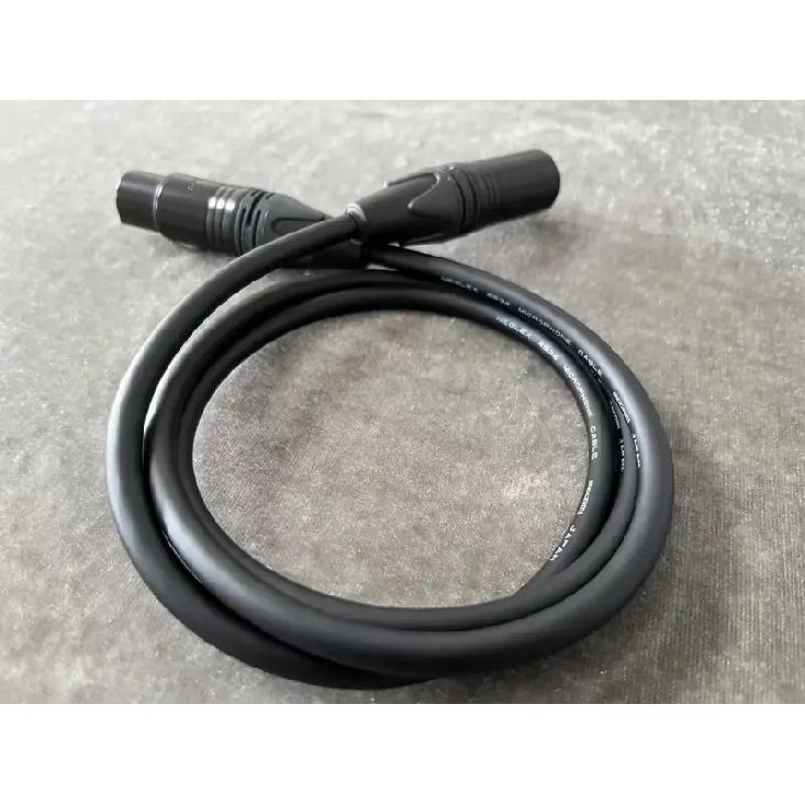 Ручная работа Япония Оригинальный Mogami 2534 XLR Папа и Мама черный золотой Микрофонный Кабель Конденсаторный Микрофон Тип Квад-Кабели OFC