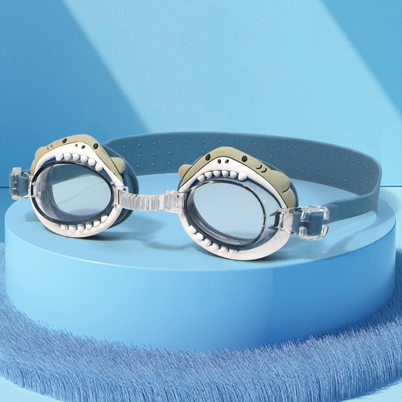 Очки для плавания детские мультяшные милые HD водонепроницаемые противотуманные очки для плавания регулируемый зеркальный ремешок водные спортивные красочные очки