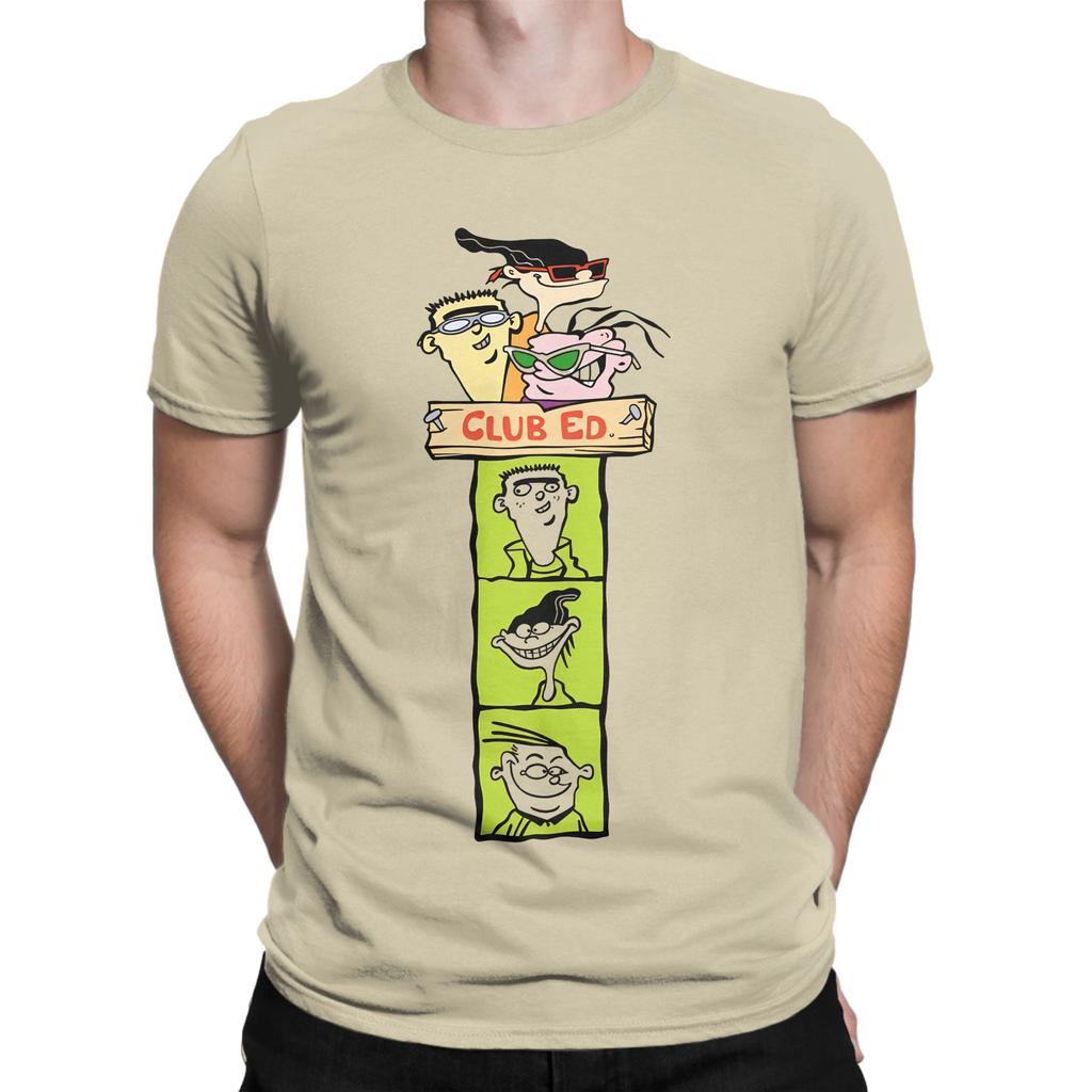 Unisex Tshirts Ededd N Eddy Cartoon Retro Funny Tower Funny 100 Cotton Tee Shirt Short Sleeve T Shirts Crew Neck Clothes New