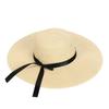 Women Floppy Straw Foldable Big Wide Brim Sun Hat Straw Cap Summer Bow Cap Beach Hat
